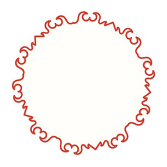 frame  with ethnic decor vector background