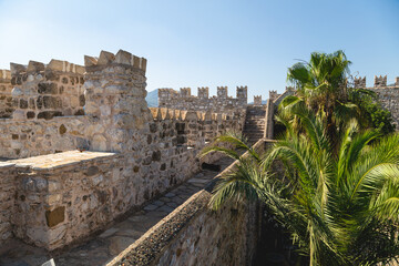 Naklejka premium Seascape and architecture Turkey