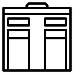 building vector icon for website, apps and any other project - stock vector