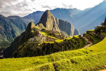 Crédence de cuisine en verre imprimé Machu Picchu Machu Picchu Inka Peru Cusco