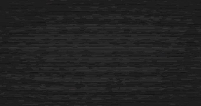Analog glitch. Real VHS noise. Damaged videotape. Grunge transition. Black and white grain static defect artifacts texture on dark abstract background.