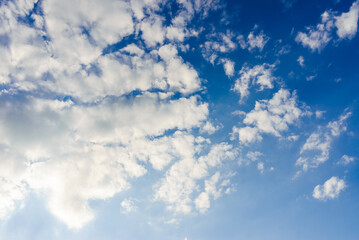 Nice Texture of bright blue dramatic cloudy sky.dramatic sky with clouds background.