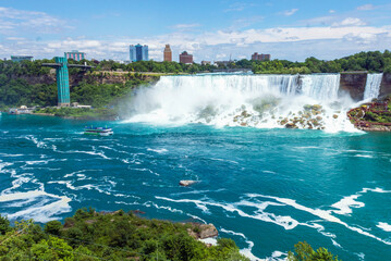 View on the US side of Niagara Falls
