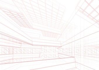 abstract modern architecture