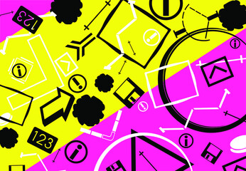 background with squares