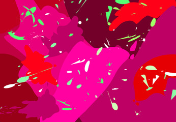 background illustration for wine design. Handmade drawing red strokes, spots, splashes. The color of red wine, grapes, burgundy.  Background for web banners, backgrounds, covers, presentations. Vector