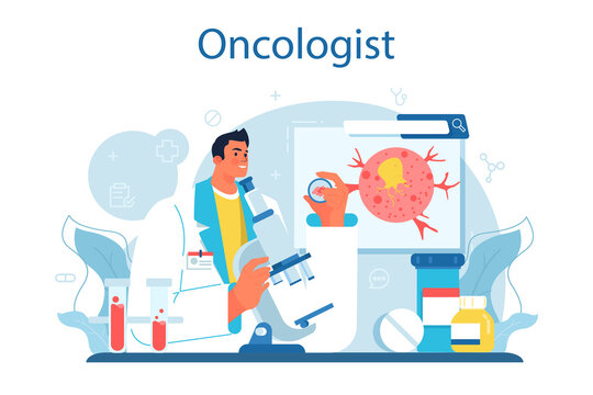 Professional oncologist. Cancer disease modern diagnostic and treatment