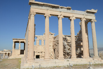 Naklejka premium View at the acropolis on Athens, Greece