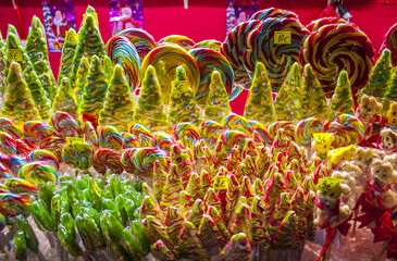 Christmas candy at the Christmas Market in Tallinn, Estonia