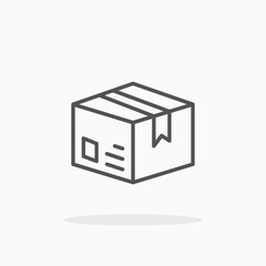 Package Delivery line icon. Editable stroke and pixel perfect. Can be used for digital product, presentation, print design and more.
