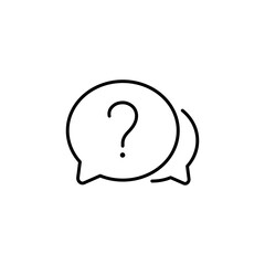 Question Mark Icon - Vector, Sign and Symbol for Design, Presentation, Website or Apps Elements. eps 10