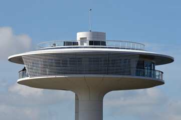 Obraz premium Turm am Hafen von Hamburg, Deutschland