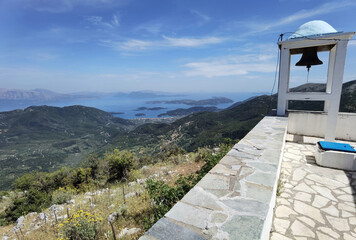Panorama der Insel Lefkas
