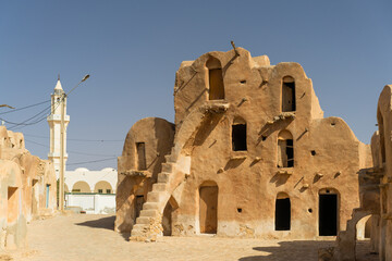 Ksar Ouled Soltane - fortified granary - Tataouine  - Southern Tunisia