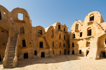 Ksar Ouled Soltane - fortified granary - Tataouine  - Southern Tunisia