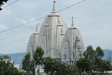 Obraz premium Temple and mountains