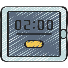 Timer Tablet Icon