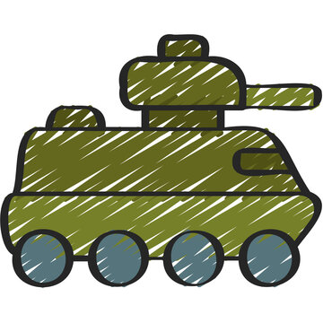 Tank Armoured Vehicle Icon