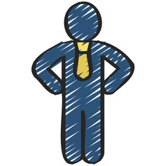 Proud Business Person Icon