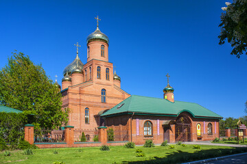 Fototapeta na wymiar Cathedral of the Blessed Virgin Mary in Askania-Nova, Ukraine