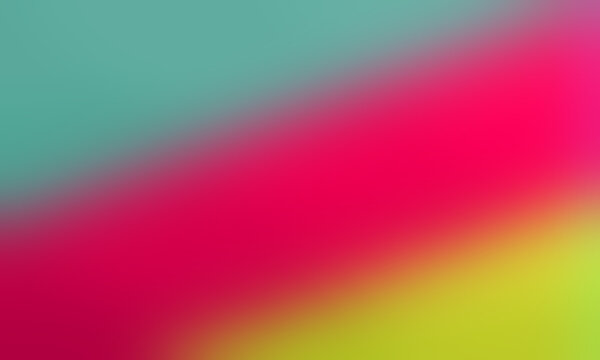 Blue, Red And Yellow Gradation Blur Background