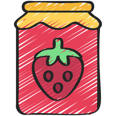 Strawberry Jam Icon