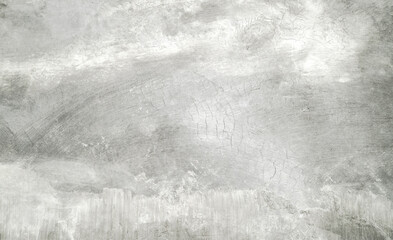Beautiful white plastered concrete texture. White grey cement abstract background.