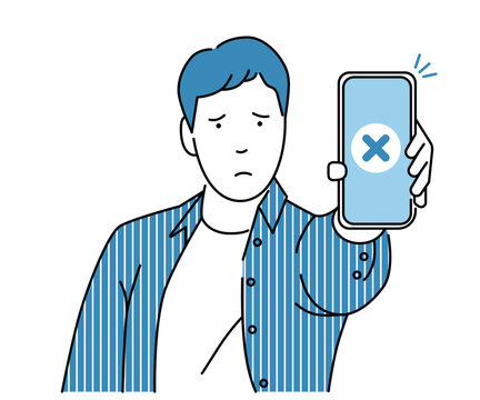 A man who pays for his work in a smart way and grieves for refusal of approval