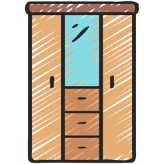 Wardrobe Mirror Icon