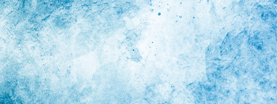 White and blue color frozen ice surface design abstract background. blue and white watercolor paint splash or blotch, blue watercolor vector background. Abstract hand paint square stain backdrop.
