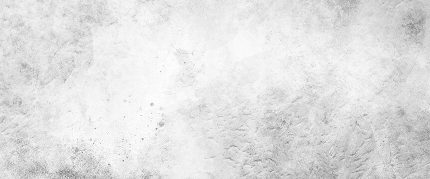White watercolor background painting with cloudy distressed texture and marbled grunge, white background with gray vintage marbled texture, distressed old textured stained paper design. © Grave passenger