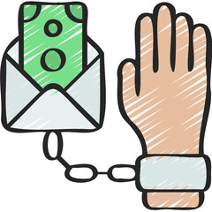 Tied To Paycheck Icon