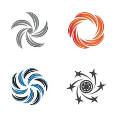 Fototapeta premium vortex vector illustration icon