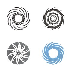 vortex vector illustration icon