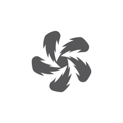 vortex vector illustration icon