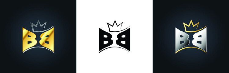BB Creative Innovative Initial Letter Logo Design Minimal Icon