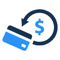 Back, money, refund icon