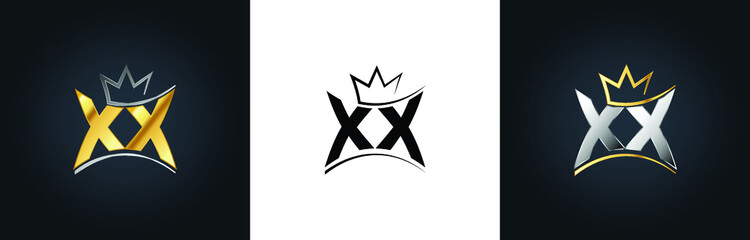 XX Creative Innovative Initial Letter Logo Design Minimal Icon