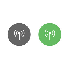 Cellular data icon isolated on white background. Signal symbol modern, simple, vector, icon for website design, mobile app, ui. Vector Illustration