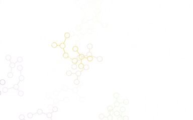 Light Blue, Yellow vector backdrop with artificial intelligence data.