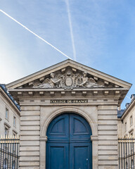 Fototapeta na wymiar College de France, Paris, France
