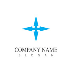 Obraz premium Arrow vector illustration icon Logo Template design