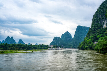 Guilin landscape scenery in Guilin, Guangxi, China