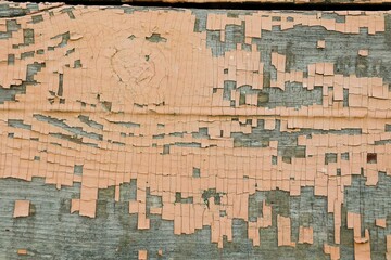 Background, board texture painted with cracked brown paint, pixel structure