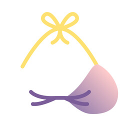 bikini gradient icon