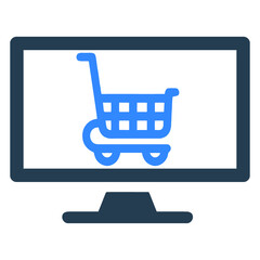 Ecommerce, online, shopping icon