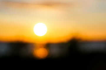 Beautiful sunset. Zachód słońca nad morzem © Eliza