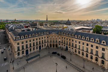 Paris, en haut de la colonne Vendôme