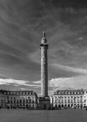 La colonne Vendôme sur la place Vendôme, à Paris
