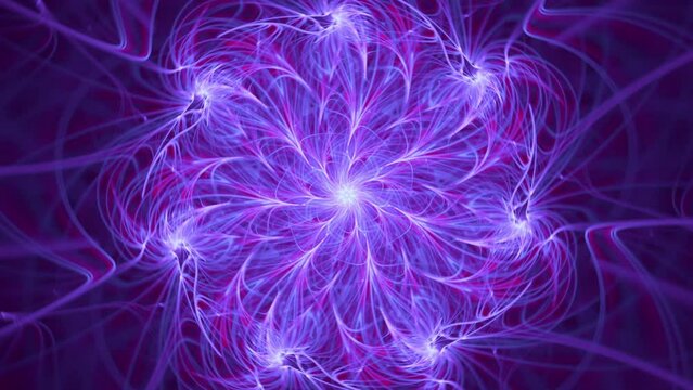 Flower fractal star rebirth - seamless looping spirals abstract background, relaxing meditative spiritual fusion, intricate kaleidoscope mandala, sacred colorful imagination geometry.